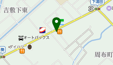 炭火焼肉ことぶき山口店の地図画像