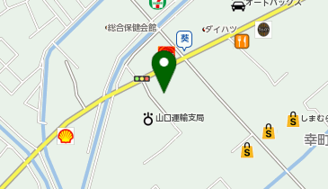 山口県レンタカー協会(一般社団法人)の地図画像