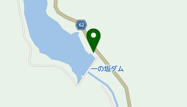 一の坂ダム管理所の地図画像