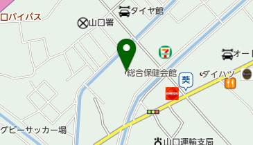 山口県健康づくりセンターの地図画像