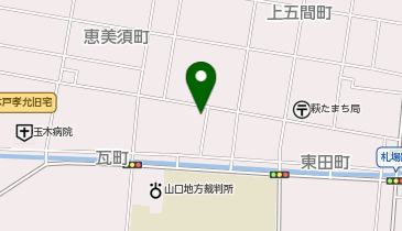 松下衣料品店の地図画像