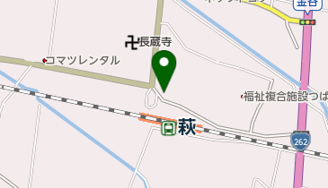萩コピー販売の地図画像