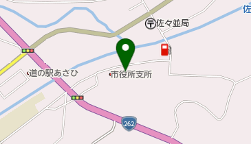 萩市 旭活性化センター・佐々並公民館の地図画像