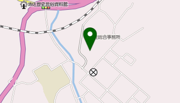 萩市 須佐公民館の地図画像