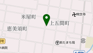 金子衣裳店の地図画像