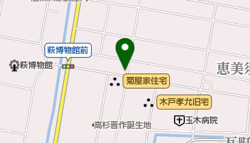 萩観光ガイド協会(NPO法人)の地図画像