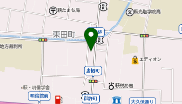 萩近鉄タクシー株式会社観光部の地図画像