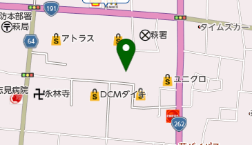 ざぶざぶハウス萩店の地図画像
