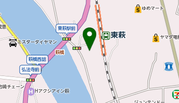 東萩不動産株式会社の地図画像