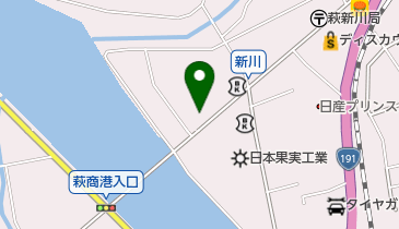 マリンサービス萩の地図画像