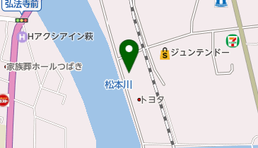 有限会社椿薬局の地図画像