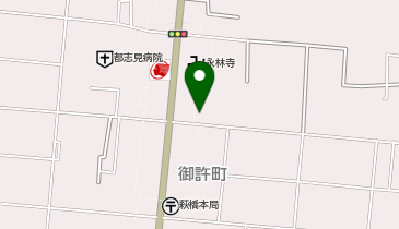 ランジェリーショップ藍の地図画像