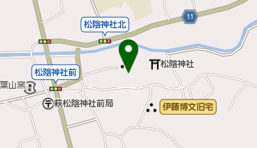 松陰食堂の地図画像