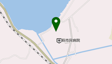 萩市老人保健施設かがやきの地図画像