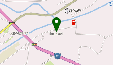 萩市役所 佐々並支所の地図画像