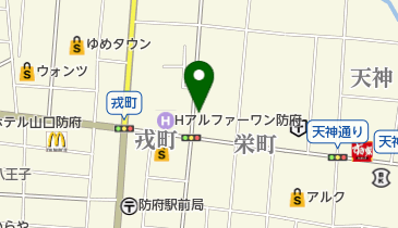 防府コンタクトレンズセンターの地図画像