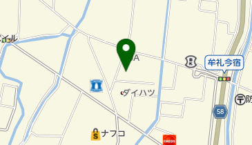 むれ楽々ふれあい店舗の地図画像