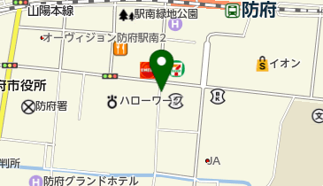 ラッキー理容防府店の地図画像