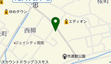 青木クリーニング店の地図画像