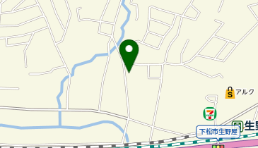 内冨クリーニング店の地図画像