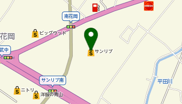 オオクボサンリブ下松店の地図画像