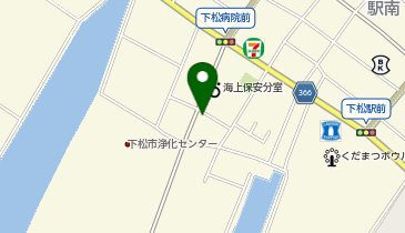 周南近鉄タクシー株式会社下松営業所配車室の地図画像