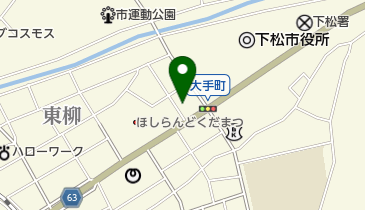 美容室おかの地図画像