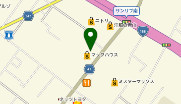 ヒロザネ錦鯉センターの地図画像