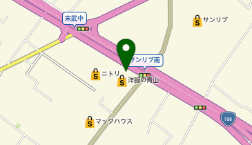 メガネ21周南店の地図画像