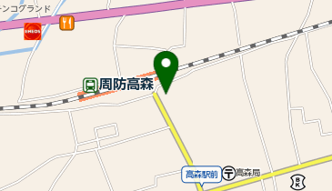 高森整骨院の地図画像