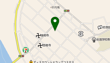 藤本時計店の地図画像