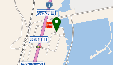 岩産商事株式会社の地図画像