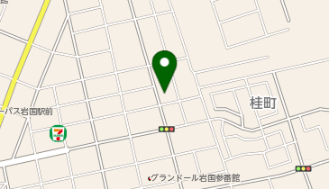 岡崎理容院の地図画像