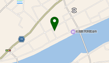 はまやす理容院の地図画像