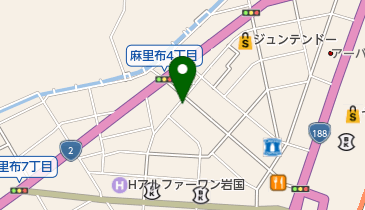 ひろなか理容院の地図画像
