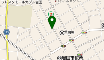 ヘアサロンかずの地図画像