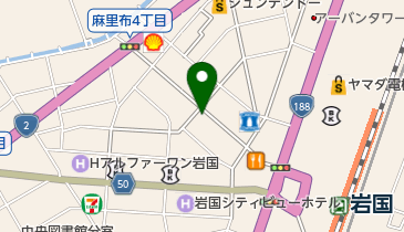 もりた理容院の地図画像