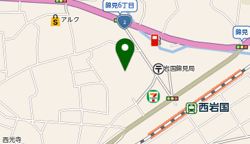 岩国刑務所の地図画像