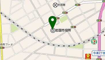 岩国市役所 本庁の地図画像