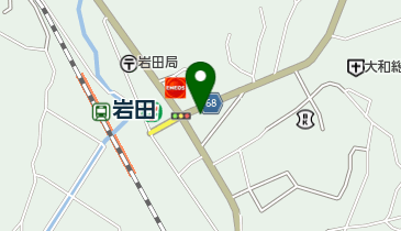 西岡衣料品店の地図画像