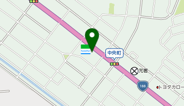 光センターなかのの地図画像