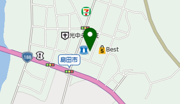 おしゃれの店なかたに ベスト店の地図画像