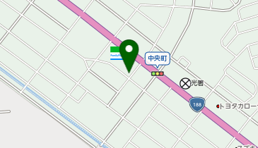 しらい美容室の地図画像