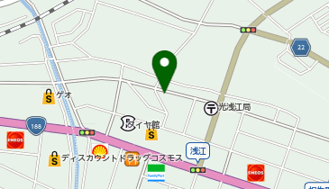 メガネ21光店の地図画像