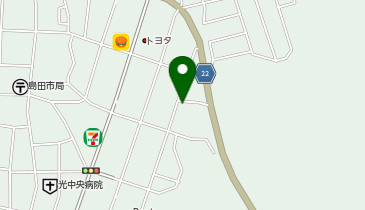 あおい理容室の地図画像