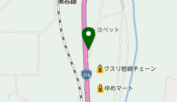 ロイヤルクリーニング 長門店の地図画像