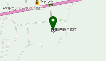 山口県立萩看護学校の地図画像