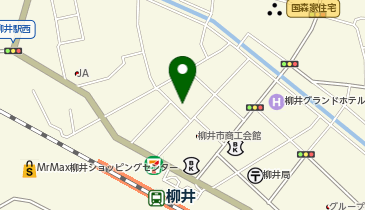 ながたインテリア衣料店の地図画像