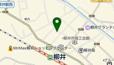 しらがね学生服専門店の地図画像