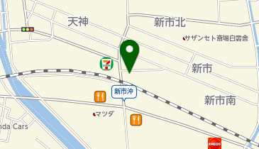 中開作ふれあい文化センターの地図画像